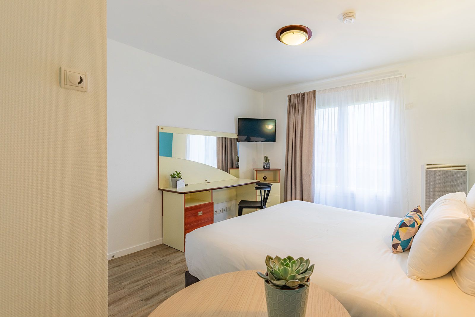 Estudio Appart’City Caen con cama cocina