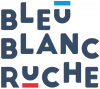 logo bleu blanc ruche